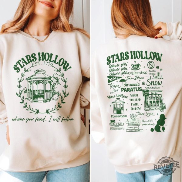 Stars Hollow Where You Lead I Will Follow Shirt Stars Hollow Sweatshirt Stars Hollow Shirt revetee 1