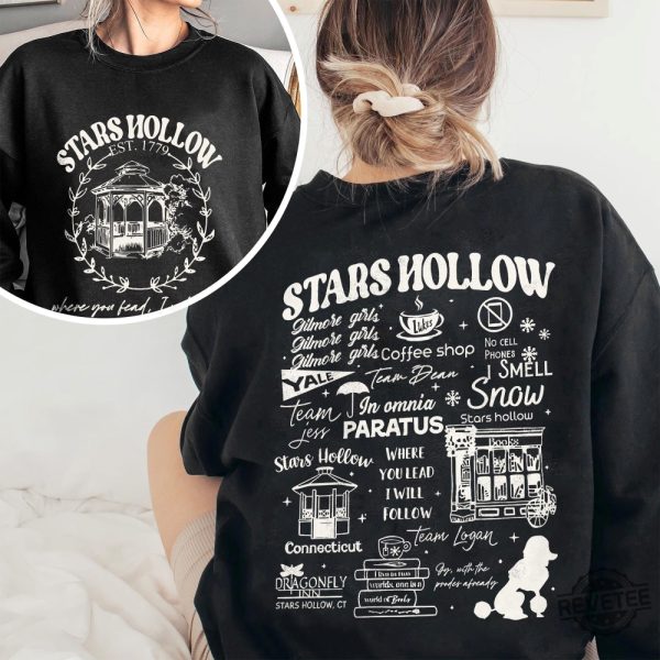 Stars Hollow Where You Lead I Will Follow Shirt Stars Hollow Sweatshirt Stars Hollow Shirt revetee 2