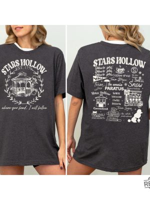 Stars Hollow Where You Lead I Will Follow Shirt Stars Hollow Sweatshirt Stars Hollow Shirt revetee 3