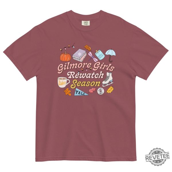 Gilmore Girls Rewatch Season Shirt Stars Hollow Shirt Lukes Coffee Shirt revetee 4