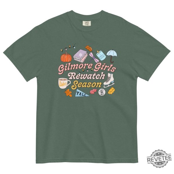 Gilmore Girls Rewatch Season Shirt Stars Hollow Shirt Lukes Coffee Shirt revetee 5