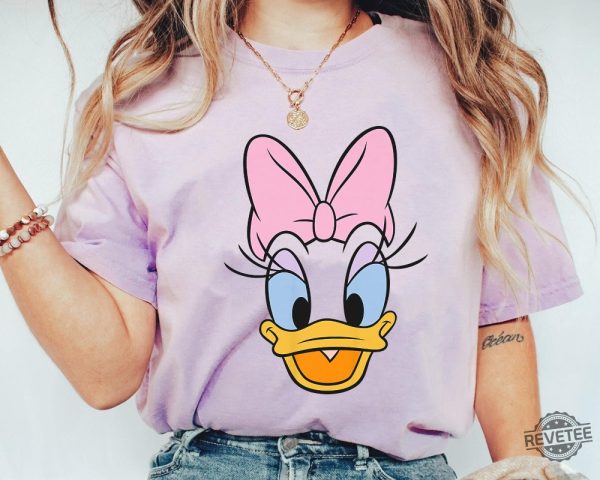 Daisy Duck Big Face Shirt Mickey And Friends T Shirt Donald Duck Tee Daisy Duck Shirt revetee 1