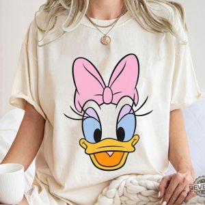 Daisy Duck Big Face Shirt Mickey And Friends T Shirt Donald Duck Tee Daisy Duck Shirt revetee 3