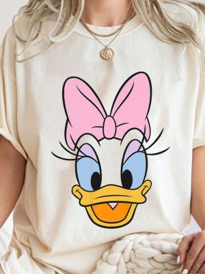 Daisy Duck Big Face Shirt Mickey And Friends T Shirt Donald Duck Tee Daisy Duck Shirt revetee 3