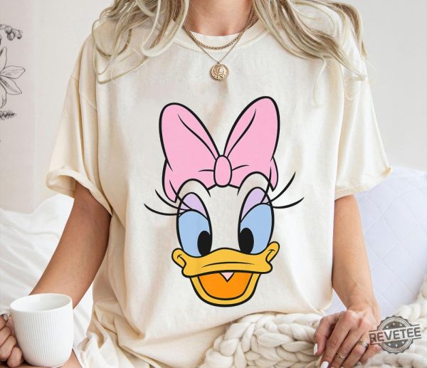 Daisy Duck Big Face Shirt Mickey And Friends T Shirt Donald Duck Tee Daisy Duck Shirt revetee 3