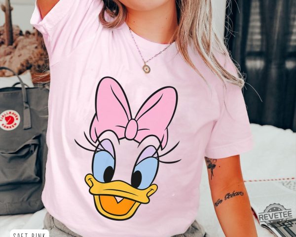 Daisy Duck Big Face Shirt Mickey And Friends T Shirt Donald Duck Tee Daisy Duck Shirt revetee 5