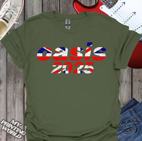 Oasis T Shirt V2 Oasis Shirt Oasis 2025 Reunion Shirt Oasis Reunion Tee Liam Gallagher Noel Gallagher Oasis T Shirt 90S Band Shirt trendingnowe 3