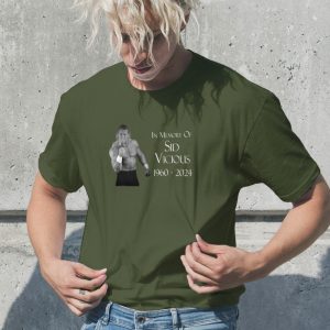 rip sid vicious shirt in memory of wwe legend 1960 2024 tee