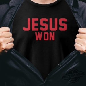 Jesus Won Ohio State Shirt Jesus Won T Shirt Sweatshirt Hoodie Jesus Is Taking Over Ohio States Football Team Shirt trendingnowe 3