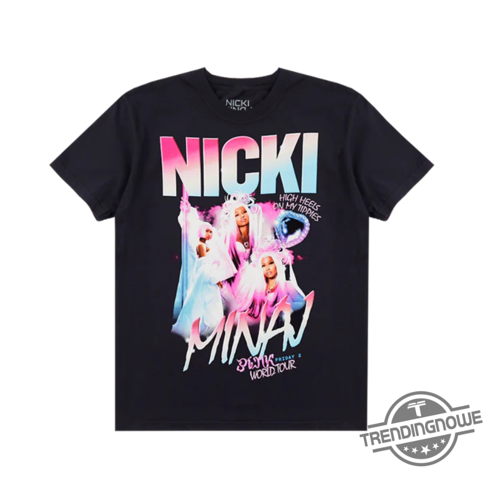 Nicki Tour Shirt Nicki Minaj Shirt 2024 Nicki Minaj Tour T Shirt Nicki Minaj Pink Friday 2 Shirt Rapper Nicki Minaj Shirt