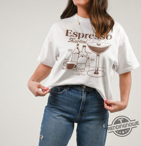 Retro Espresso Martini Shirt Espresso Martini Club T Shirt Sweatshirt Hoodie Espresso Tee Gift Shirt For Men Women trendingnowe 2