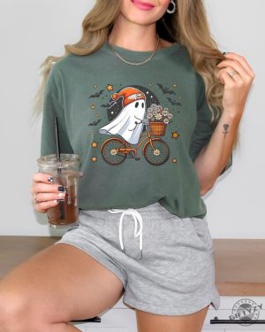 Cute Halloween Ghost Shirt Halloween Womens Sweatshirt Fall Halloween Party Tshirt Spooky Season Hoodie Autumn Shirt giftyzy 5