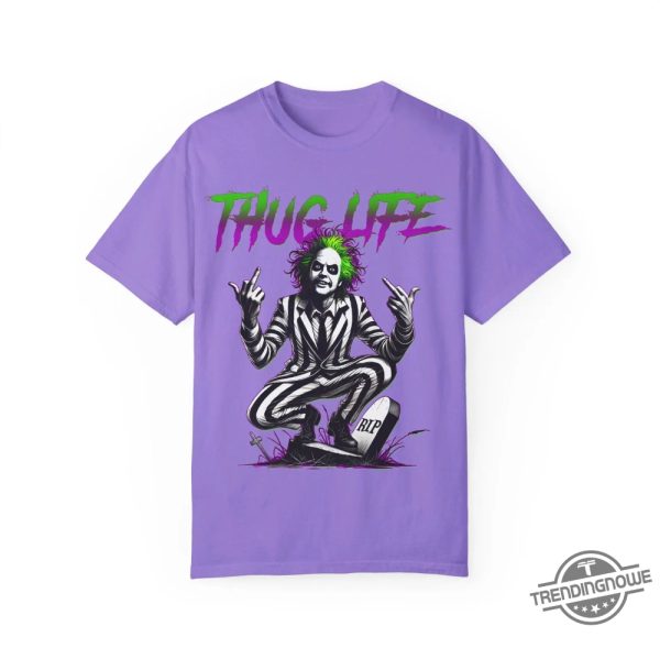 Thug Life Horror Shirt Thug Life Halloween Vibes T Shirt Horror Friend Halloween Killer Tee Scary Halloween Beetleguy Shirt trendingnowe 2