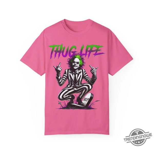 Thug Life Horror Shirt Thug Life Halloween Vibes T Shirt Horror Friend Halloween Killer Tee Scary Halloween Beetleguy Shirt trendingnowe 3