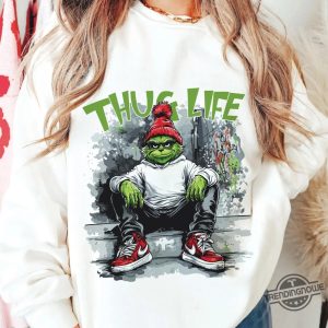 Thug Life Horror Shirt Halloween Grinch Shirt Thug Life Shirt Killers Characters Scary Movie Edition Shirt Movie Killer Shirt trendingnowe 2