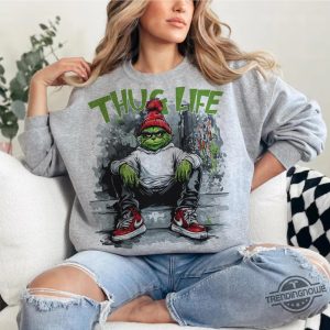 Thug Life Horror Shirt Halloween Grinch Shirt Thug Life Shirt Killers Characters Scary Movie Edition Shirt Movie Killer Shirt trendingnowe 3