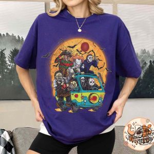 Vintage Horror Movie Characters Shirt Retro Friends Horror Movie Shirt Horror Characters Shirt Halloween Friends Shirt trendingnowe 1