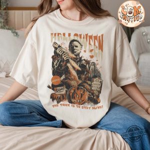 Vintage Michael Myers Halloween Shirt Horror Movie Shirt Myers Thriller Friday The 13Th Horror Shirt Halloween Sweatshirt trendingnowe 2