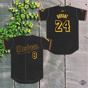 kobe bryant baseball jersey shirt la kobe los angeles dodgers giveaway 2024