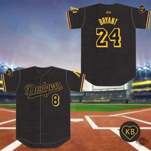 kobe bryant baseball jersey shirt la kobe los angeles dodgers giveaway 2024