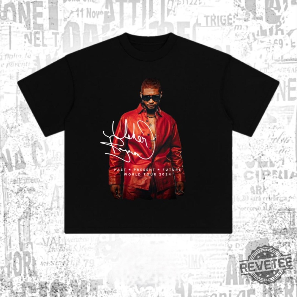 Usher Shirt Usher Concert Shirt Past Present Future Tour Shirt Usher Concert Graphic Tshirt