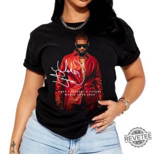 Usher Shirt Usher Concert Shirt Past Present Future Tour Shirt Usher Concert Graphic Tshirt revetee 2