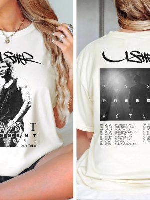 Usher Past Present Future Tour 2024 Shirt Usher Coming Home Tour Shirt Usher World Tour Shirt revetee 2