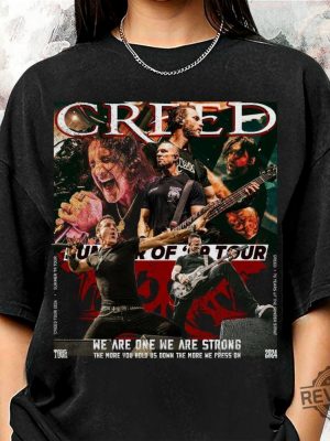 Creed Band 2024 Tour Summer Of 99 Tour Shirt revetee 2