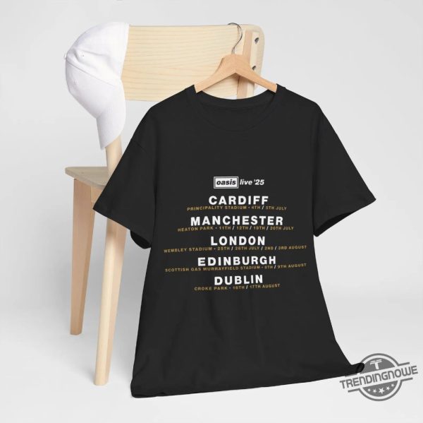 Oasis Live 25 Shirt Oasis Shirt Oasis Reunion T Shirt 2025 Tour Liam Gallagher Noel Gallagher Shirt Oasis T Shirt trendingnowe 3