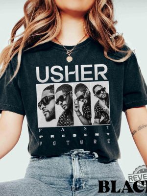 Usher Concert Shirt Vintage Usher Concert Shirt Usher Past Present Future Tour Shirt revetee 4