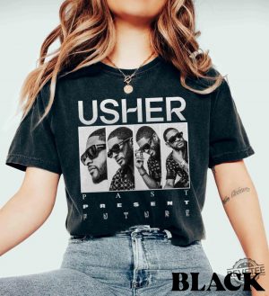 Usher Concert Shirt Vintage Usher Concert Shirt Usher Past Present Future Tour Shirt revetee 6