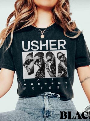 Usher Concert Shirt Vintage Usher Concert Shirt Usher Past Present Future Tour Shirt revetee 6