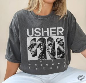 Usher Concert Shirt Vintage Usher Concert Shirt Usher Past Present Future Tour Shirt revetee 7