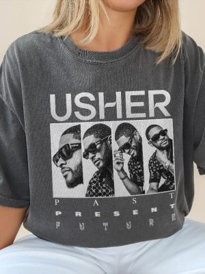 Usher Concert Shirt Vintage Usher Concert Shirt Usher Past Present Future Tour Shirt revetee 7