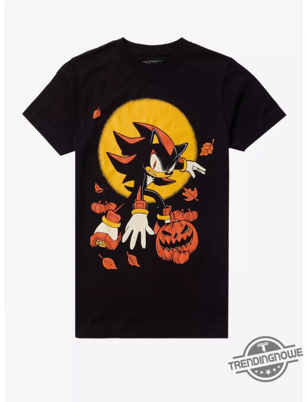 Shadow The Hedgehog Shirt Sonic The Hedgehog Shadow Pumpkin T Shirt trendingnowe 1