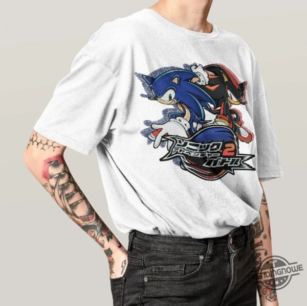 Shadow The Hedgehog Shirt Hedgehog Japanese T Shirt Sonic Adventure Sweatshirt trendingnowe 2