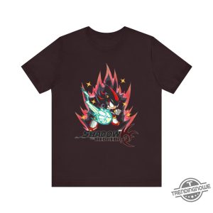 Shadow The Hedgehog Shirt Sonic Adventure Sweatshirt Hedgehog Japanese T Shirt trendingnowe 3