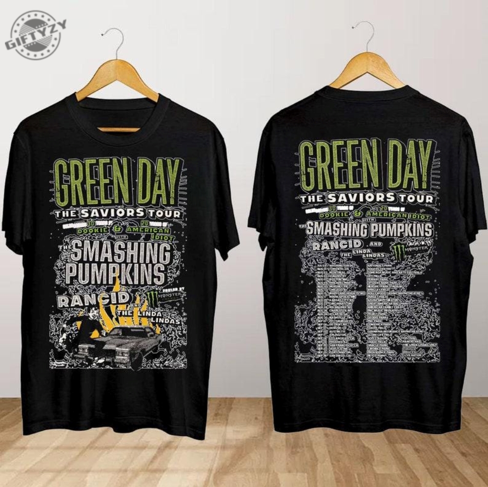 Green Day The Saviors 2024 Tour Shirt Green Day Tshirt Green Day Fan Hoodie The Saviors 2024 Tour Sweatshirt Green Day Merch