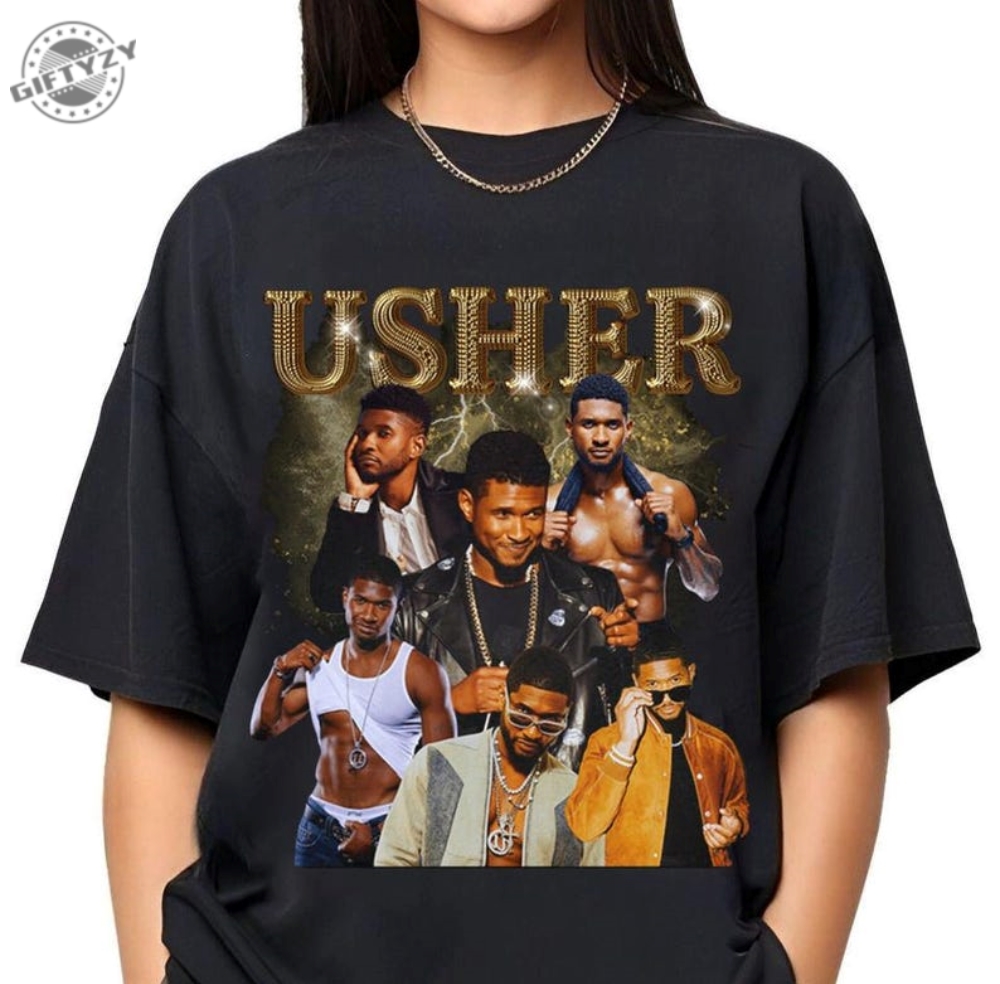 Usher Bootleg Shirt Vintage Usher Sweatshirt Usher Tshirt Usher 90S Fan Hoodie Usher Graphic Shirt