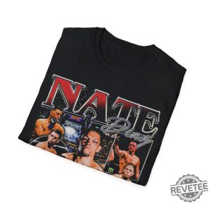 Vintage 90S Graphic Mma Nate Diaz T Shirt Nate Diaz revetee 2