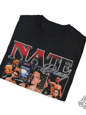 Vintage 90S Graphic Mma Nate Diaz T Shirt Nate Diaz revetee 2