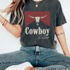 Cowboy Killer Shirt Rodeo Shirt Western Graphic Tee Cowboy Pillows Shirt revetee 1