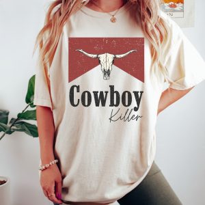 Cowboy Killer Shirt Rodeo Shirt Western Graphic Tee Cowboy Pillows Shirt revetee 2