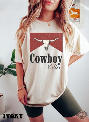 Cowboy Killer Shirt Rodeo Shirt Western Graphic Tee Cowboy Pillows Shirt revetee 2