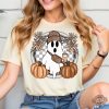 Cute Ghost Halloween Shirt Pumpkin Spice Coffee Tee Spooky Season Shirts Halloween Shirt revetee 1