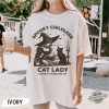 Childless Cat Lady Shirt Cat Lady Shirt For Election 2024 Shirt Cat Lady Halloween Shirt Witch Shirt With Black Cat trendingnowe 1