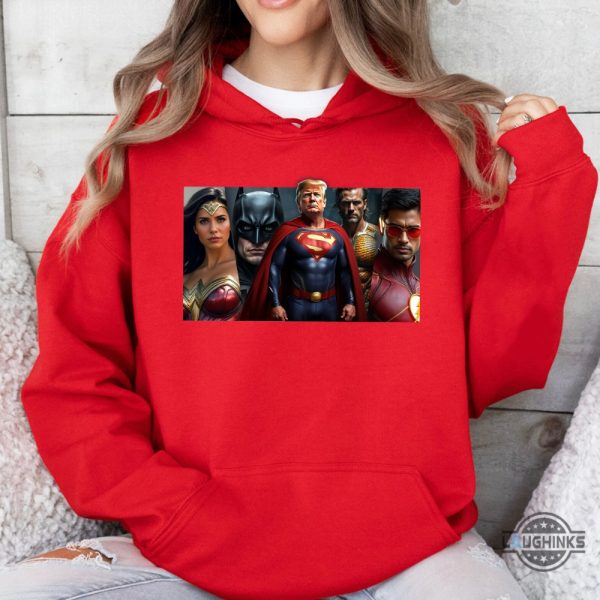 trump gabbard musk ramaswamy justice league shirt