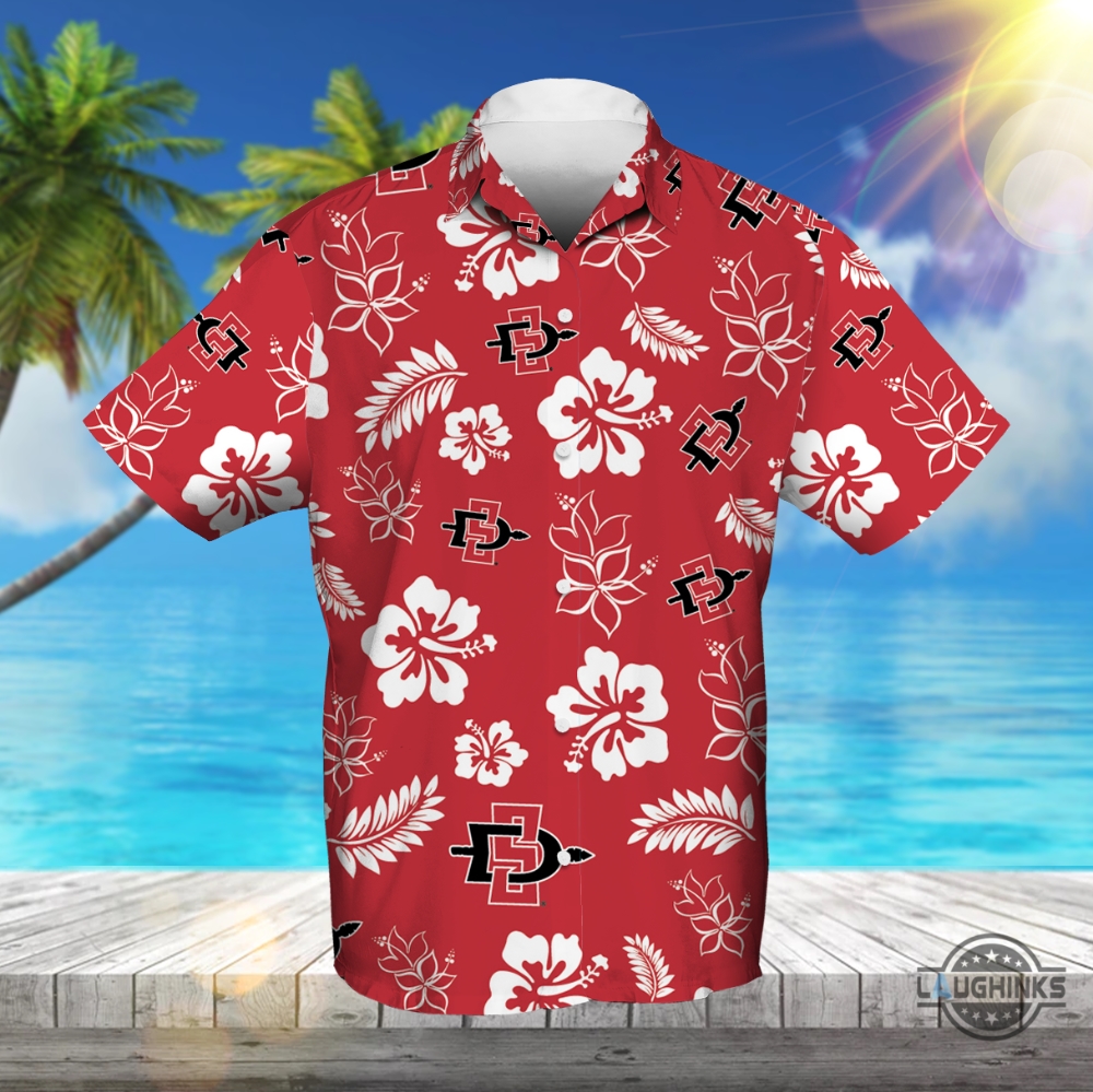 San Diego State Aztecs Hawaiian Shirt And Shorts Giveaway 2024 Sdsu Football Aloha Shirts