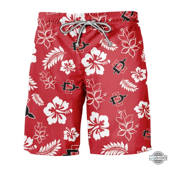 san diego state aztecs hawaiian shirt and shorts giveaway 2024 sdsu football aloha shirts laughinks 6