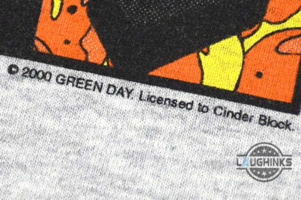 reprinted green day blink 182 t shirt super fantastic giant punk rock 21st century vintage concert tour tee laughinks 4